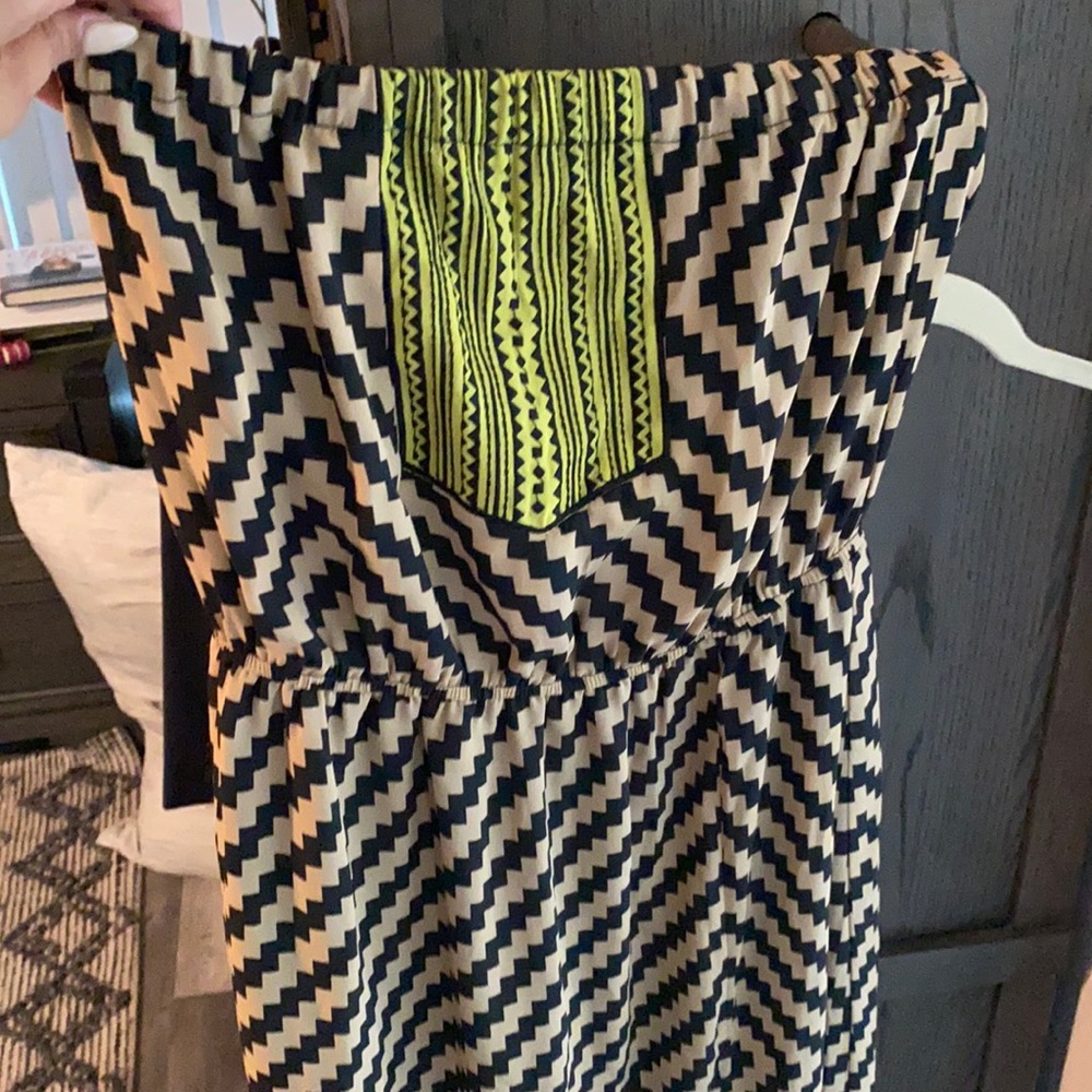 Maxi front slit bandeau top dress